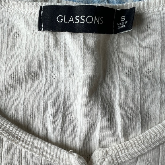 Glassons Womens Cream Cottagecore Knit Cardigan Long Sleeve Button Up Small - Picture 4 of 6